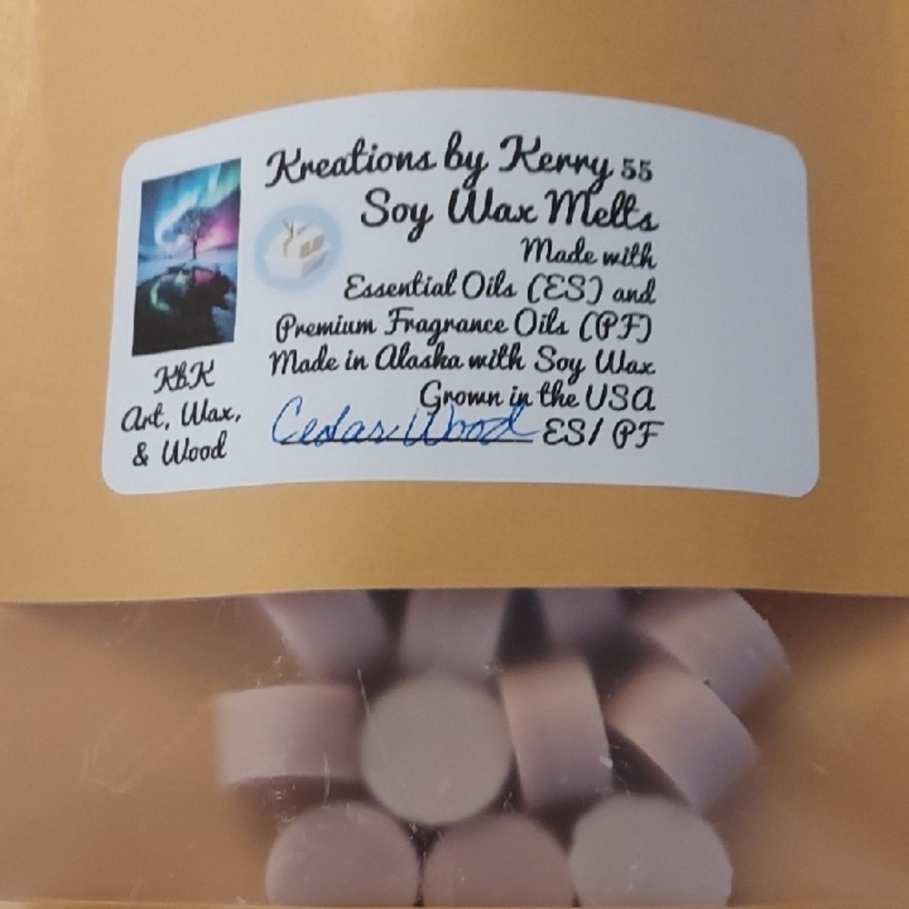 Cedar Wood Essential Oil Soy Wax Melts